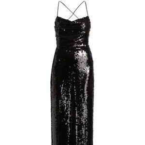 SABINA MUSÀYEV Mili sequined maxi dress